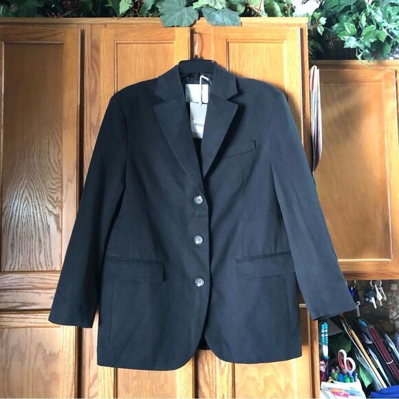 NWT Everlane The 80’s Blazer Jacket Academia Black - 2 - Picture 2 of 13